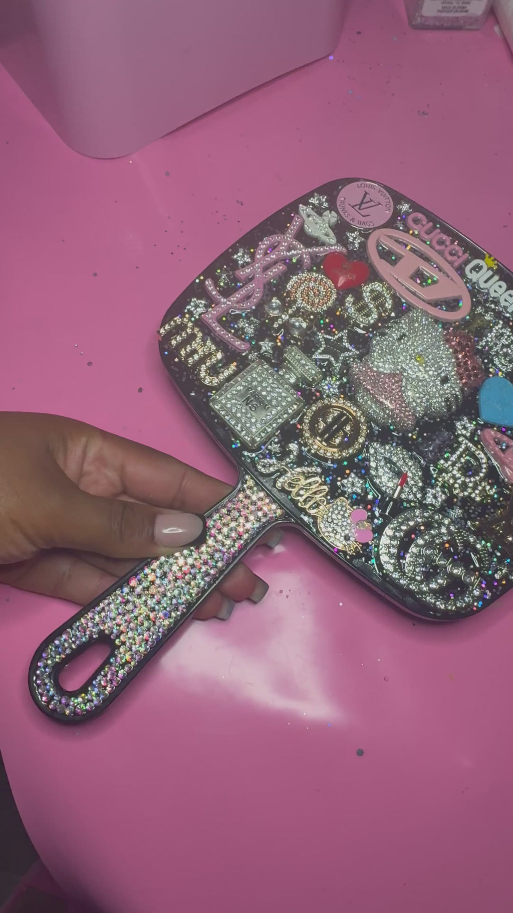 Custom Handheld  Mirror